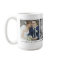 Wedding Date and Monogram 3 Photo Coffee Mug