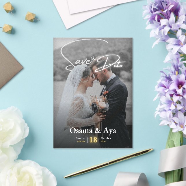 WEDDING DAY 2026 ACRYLIC INVITATIONS (Insitu (Wedding))