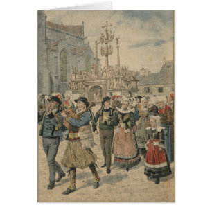 Wedding day at Plougastel Brittany