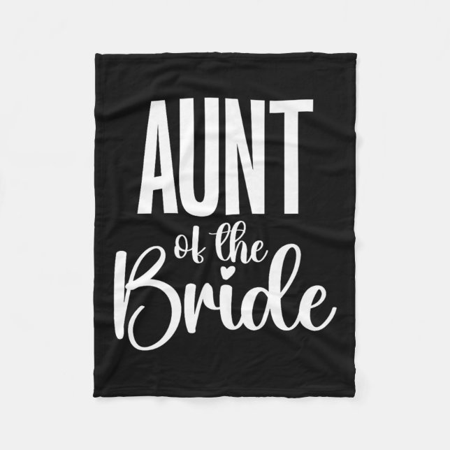 Wedding Day Aunt Of Bride Premium  Fleece Blanket (Front)