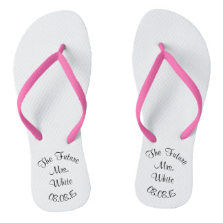 Wedding Day Bridal Flip Flops
