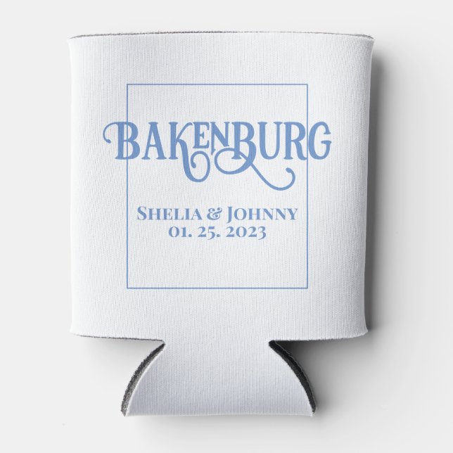 wedding day can coolers (Front)