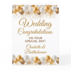 Wedding Day Congratulations Balloons