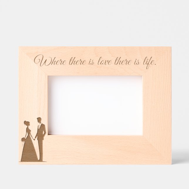 Wedding Day Etched Frames (Front)