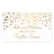 Wedding Day Gold Dots | Personalize