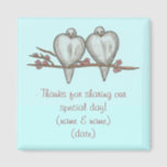 Wedding Day Lovebirds Magnet<br><div class="desc">Wedding Day Lovebirds Magnet</div>