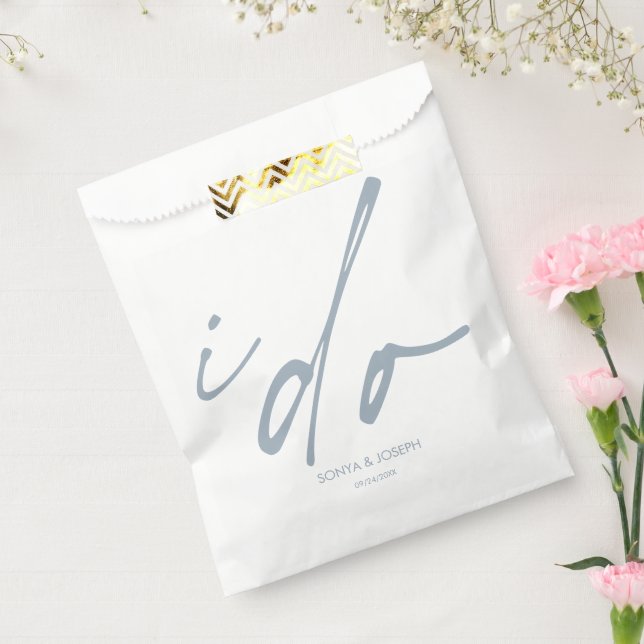 Wedding Day Minimal Simple  Favour Bag (Sealed)