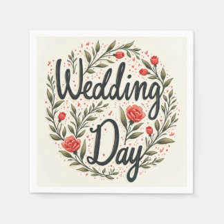 Wedding Day Napkin