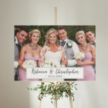 Wedding Day Personalized Photo and Script 