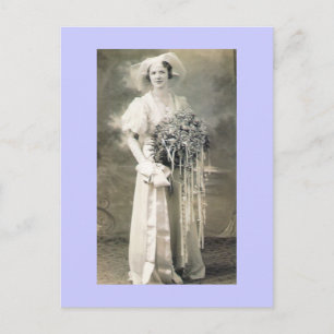 wedding day postcard
