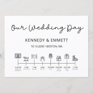 Wedding Day Timeline Program
