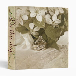 Wedding Day Trillium Bouquet Binder