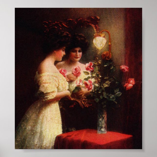 Wedding Day Victorian Lady Art Print (Front)