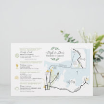 Wedding Day Welcome Map Card AUS - for STEPH
