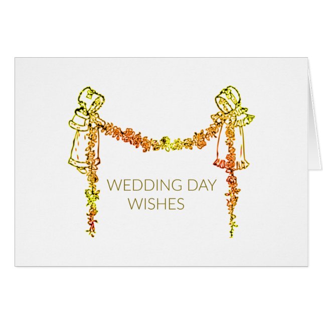 Wedding Day Wishes (Front Horizontal)