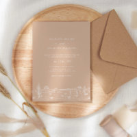 Wedding Desert Sand Beige Cactus Landscape