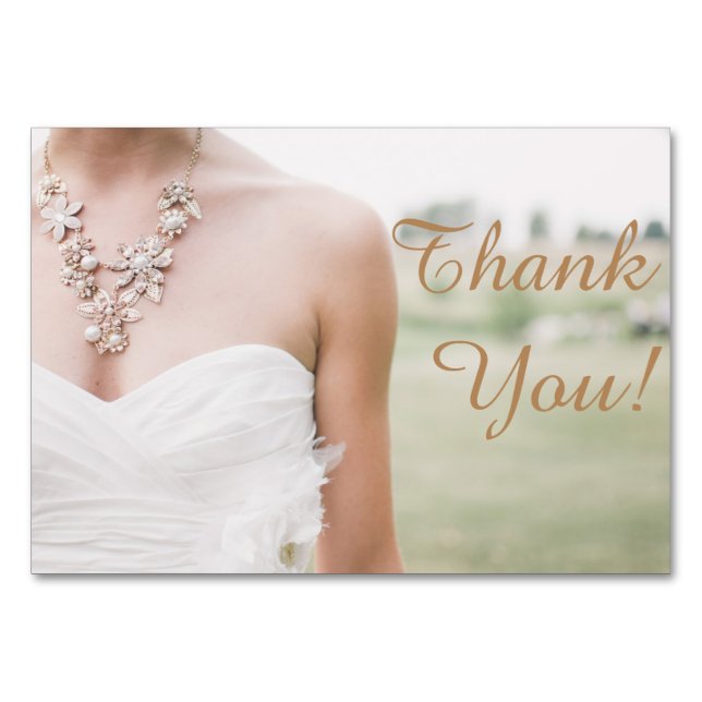 Wedding design card Thank you (Front)