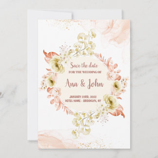 Wedding design invitation