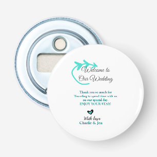 Wedding Destination celebration welcome travel Bottle Opener