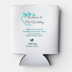 Wedding Destination celebration welcome travel  Can Cooler
