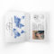 Wedding Destination Passport Blue World Map Invita