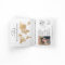 Wedding Destination Passport Gold World Map Invita