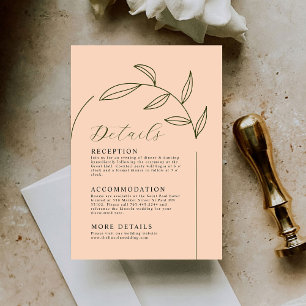 Wedding Details Enclosure Card
