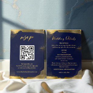Wedding Details   RSVP   QR Code Enclosure Card