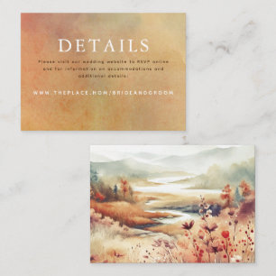 Wedding Details Small Enclosure Card