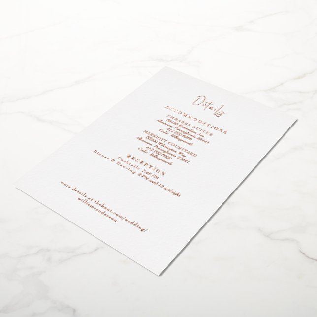 Wedding Details White Background Rose Gold (Rotated)