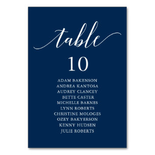Wedding Dinner, Modern Guest Seating Chart Table N Table Number