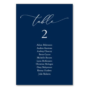 Wedding Dinner, Modern Guest Seating Chart Table Number