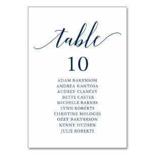 Wedding Dinner, Modern Guest Seating Chart Table Number