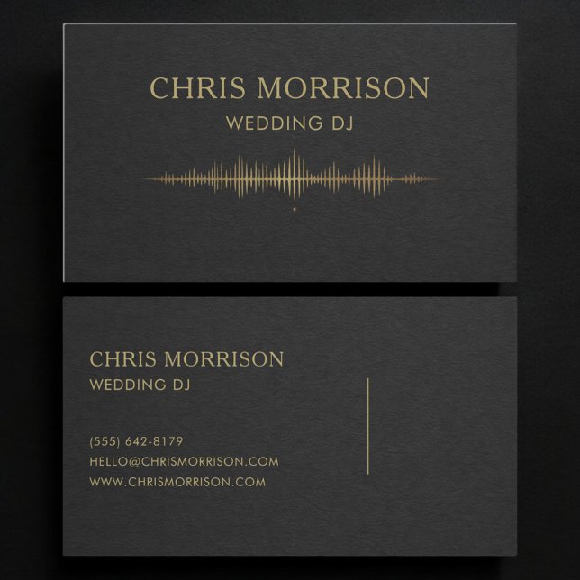 Wedding DJ Business Card (Creator Uploaded)