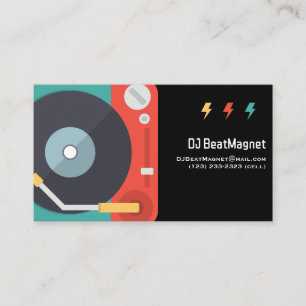 Wedding Dj Business Cards Music Mixer