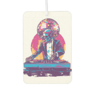Wedding DJ Skull � Funny Formal Party Skeleton Air Freshener