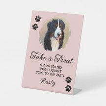 Wedding Dog Biscuit Bar Photo