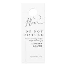 Wedding Door Hanger Personalized