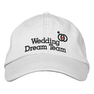 Wedding Dream Team, Bride, Bachelorette Party Embroidered Hat