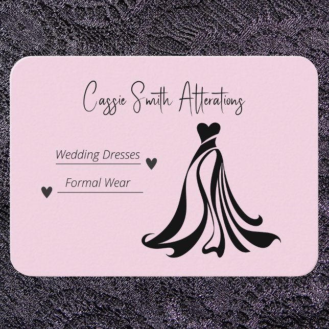 Wedding Dress Alterations Business Card (Creator Uploaded)