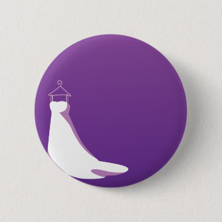Wedding Dress: Beautify in purple 2 Inch Round Button