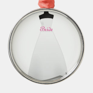 Wedding Dress Bride Christmas Ornament
