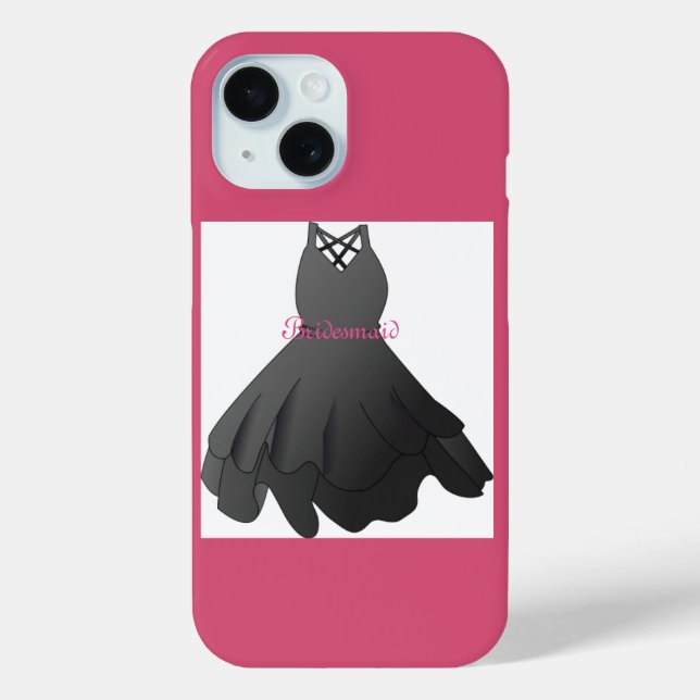 Wedding Dress Bridesmaid Case-Mate iPhone Case (Back)