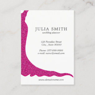 Wedding dress business card