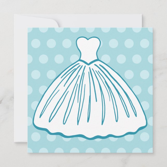 Wedding Dress Invitations (Front)