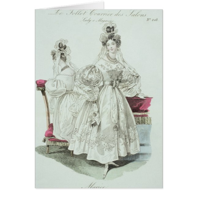 Wedding dress, 'Le Follet Courrier Salons (Front)