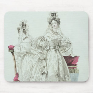 Wedding dress, 'Le Follet Courrier Salons Mouse Pad