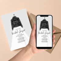 Wedding Dress Leather Jacket Bridal Shower