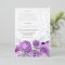 Wedding Dress Purple Lavender Floral Bridal Shower