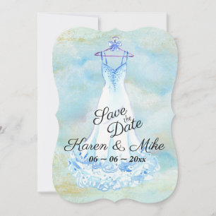 Wedding Dress Save The Date